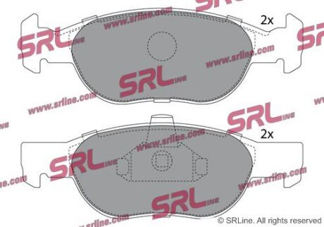 Фото автозапчасти гальмівні(тормозні) колодки SRLine S700330