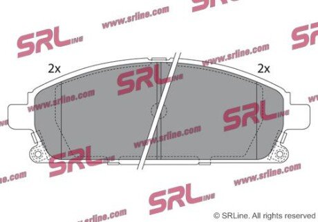 Фото автозапчасти гальмівні(тормозні) колодки SRLine S700340