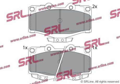 Фото автозапчасти гальмівні(тормозні) колодки SRLine S700381