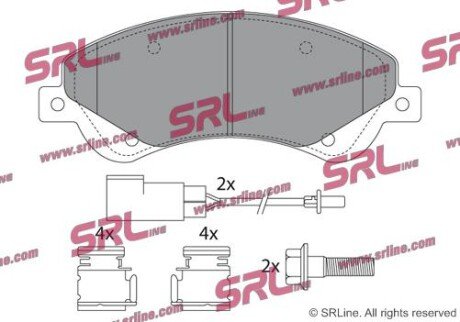 Фото автозапчасти гальмівні(тормозні) колодки SRLine S700385