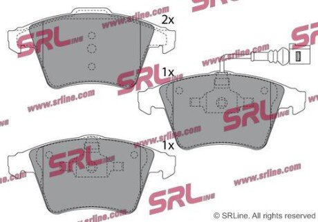 Фото автозапчасти гальмівні(тормозні) колодки SRLine S700412