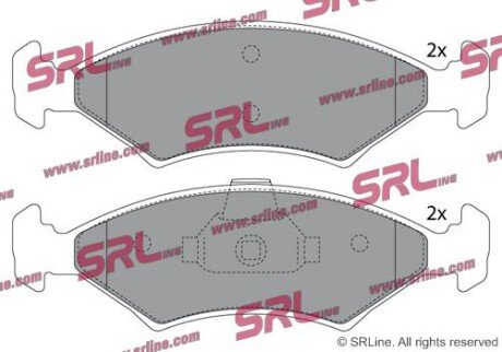 Фото автозапчасти гальмівні(тормозні) колодки SRLine S700428