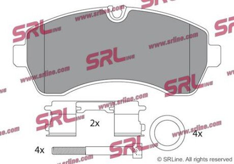 Фото автозапчасти гальмівні(тормозні) колодки SRLine S700446