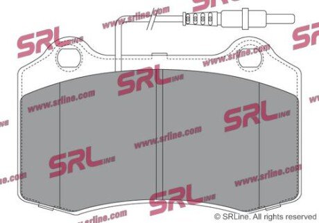 Фото автозапчасти гальмівні(тормозні) колодки SRLine S700456