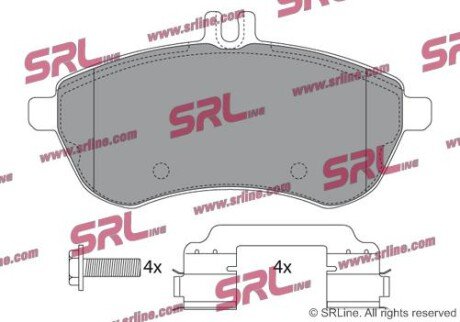 Фото автозапчастини гальмівні(тормозні) колодки SRLine S700459