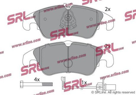 Фото автозапчасти гальмівні(тормозні) колодки SRLine S700475