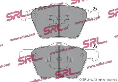 Фото автозапчасти гальмівні(тормозні) колодки SRLine S700478
