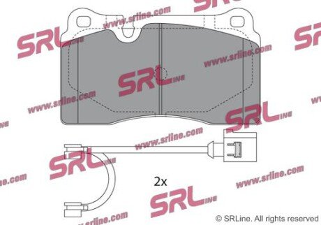 Фото автозапчасти гальмівні(тормозні) колодки SRLine S700491