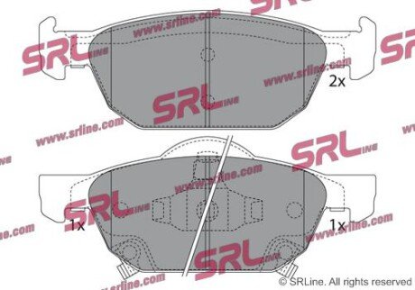 Фото автозапчасти гальмівні(тормозні) колодки SRLine S700511