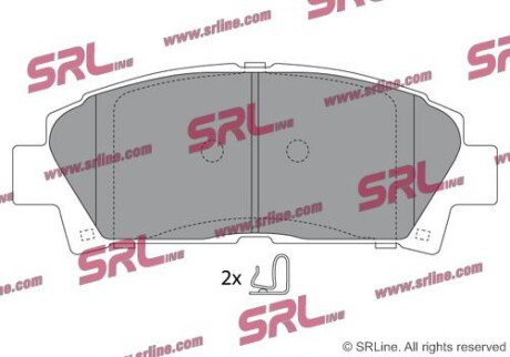 Фото автозапчасти гальмівні(тормозні) колодки SRLine S700516