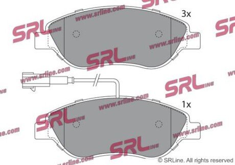 Фото автозапчасти гальмівні(тормозні) колодки SRLine S700528