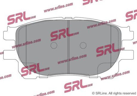 Фото автозапчасти гальмівні(тормозні) колодки SRLine S700554