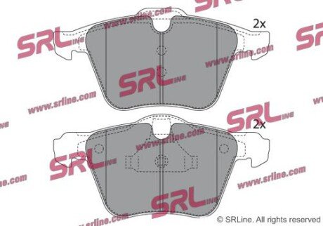 Фото автозапчастини гальмівні(тормозні) колодки SRLine S700559