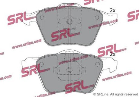 Фото автозапчастини гальмівні(тормозні) колодки SRLine S700583