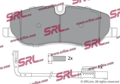 Фото автозапчасти гальмівні(тормозні) колодки SRLine S700584