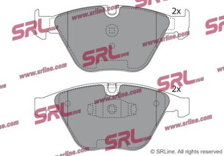 Фото автозапчасти гальмівні(тормозні) колодки SRLine S700587