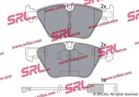 Фото автозапчасти гальмівні(тормозні) колодки SRLine S700592