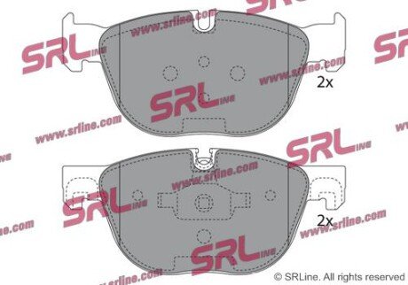 Фото автозапчасти гальмівні(тормозні) колодки SRLine S700593