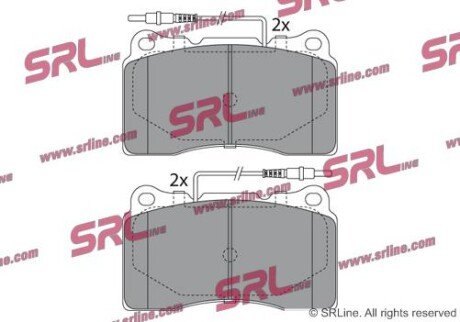 Фото автозапчасти гальмівні(тормозні) колодки SRLine S700597