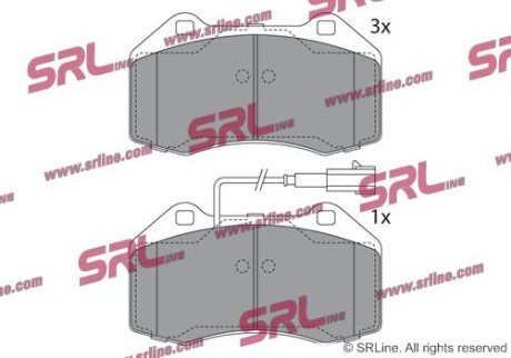 Фото автозапчасти гальмівні(тормозні) колодки SRLine S700598