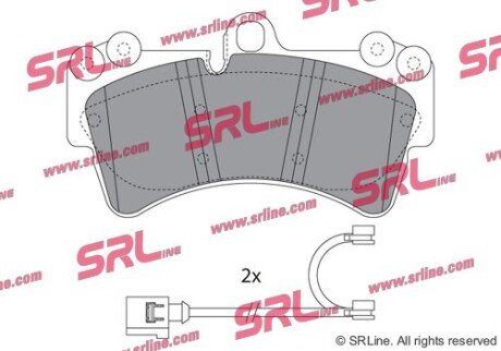 Фото автозапчасти гальмівні(тормозні) колодки SRLine S700603