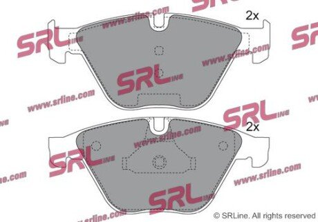 Фото автозапчасти гальмівні колодки дискові SRLine S700625