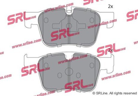 Фото автозапчастини гальмівні колодки дискові SRLine S700641