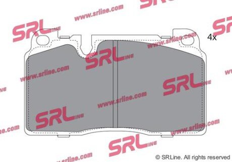 Фото автозапчасти гальмівні колодки дискові SRLine S700642