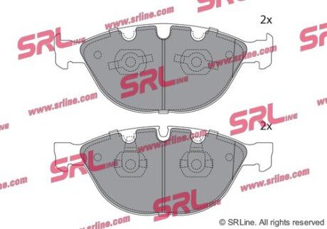Фото автозапчасти гальмівні колодки дискові SRLine S700661