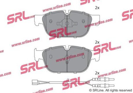 Фото автозапчасти гальмівні колодки дискові SRLine S700671