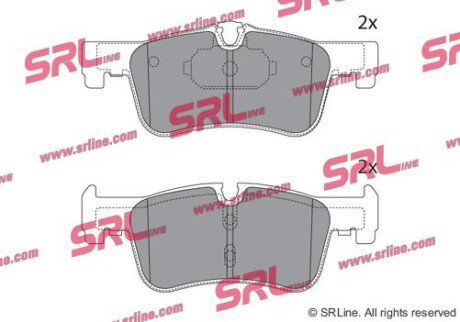 Фото автозапчасти гальмівні колодки дискові SRLine S700710