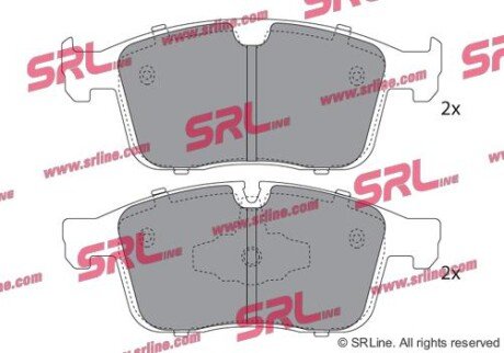 Фото автозапчасти гальмівні колодки дискові SRLine S700743