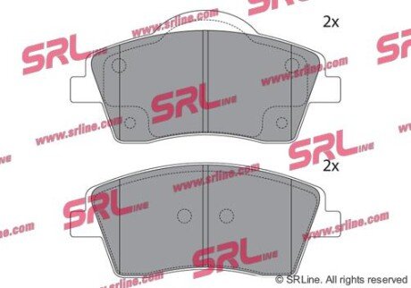 Фото автозапчастини гальмівні колодки XC40 (536), 10.17- SRLine S700873