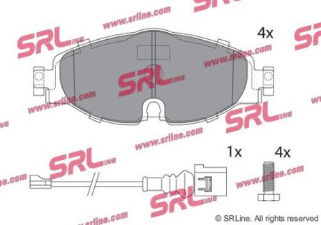 Фото автозапчасти klocki hamulcowe SRLine S700917