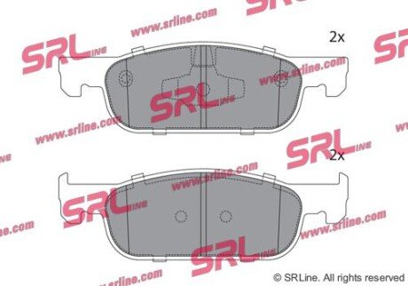 Фото автозапчасти klocki hamulcowe SRLine S700926