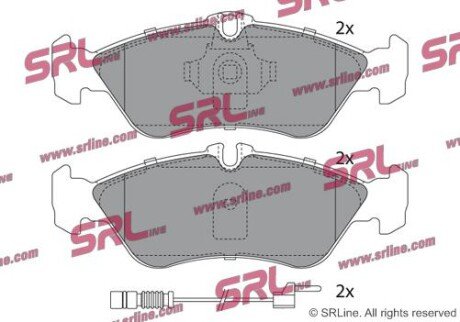 Фото автозапчасти гальмівні(тормозні) колодки SRLine S701060