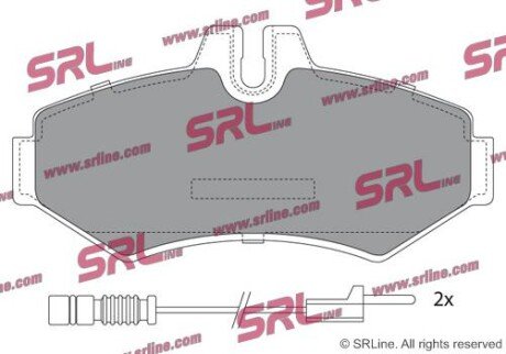 Фото автозапчасти гальмівні(тормозні) колодки SRLine S701061