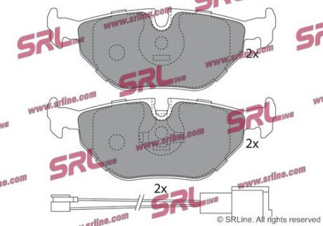 Фото автозапчасти гальмівні(тормозні) колодки SRLine S701081