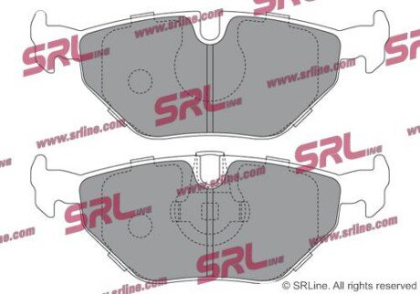 Фото автозапчасти гальмівні(тормозні) колодки SRLine S701083