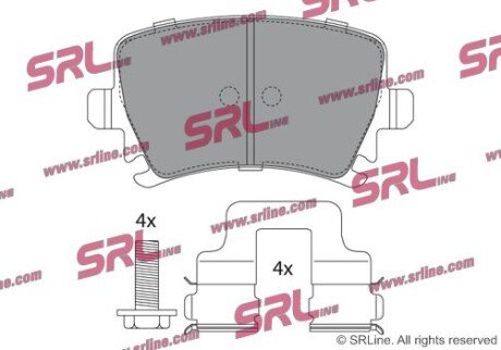 Фото автозапчасти гальмівні(тормозні) колодки SRLine S701090