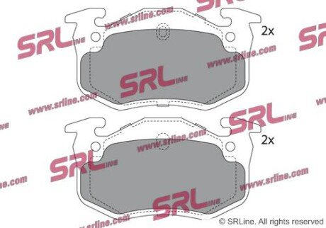 Фото автозапчасти гальмівні(тормозні) колодки SRLine S701103