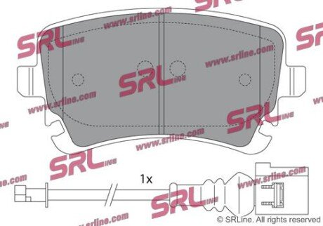 Фото автозапчастини гальмівні(тормозні) колодки SRLine S701113
