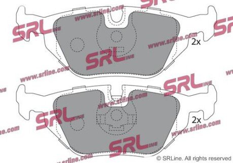 Фото автозапчасти гальмівні(тормозні) колодки SRLine S701154