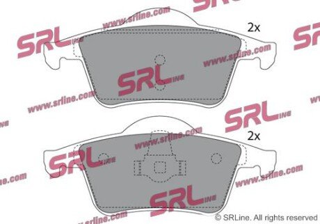 Фото автозапчасти гальмівні(тормозні) колодки SRLine S701168