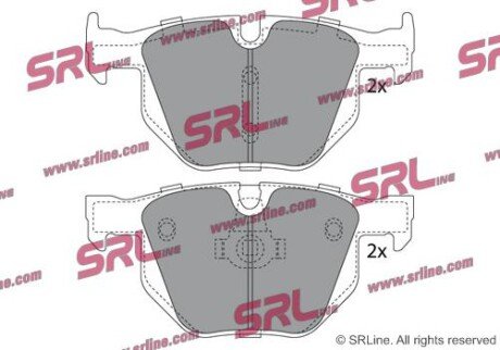 Фото автозапчасти гальмівні(тормозні) колодки SRLine S701174