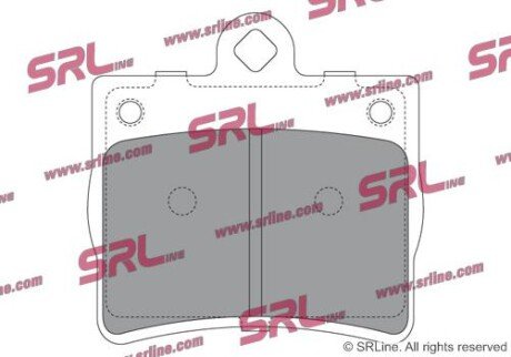 Фото автозапчасти гальмівні(тормозні) колодки SRLine S701182