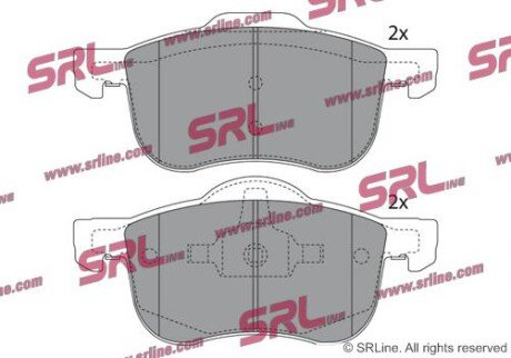 Фото автозапчасти гальмівні(тормозні) колодки SRLine S701184