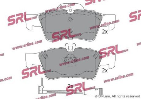 Фото автозапчастини гальмівні(тормозні) колодки SRLine S701193