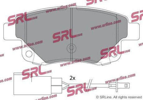 Фото автозапчасти гальмівні(тормозні) колодки SRLine S701218