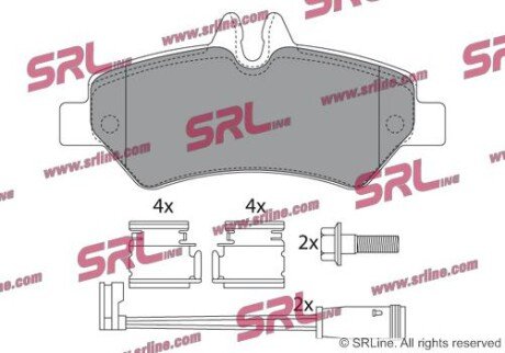 Фото автозапчасти гальмівні(тормозні) колодки SRLine S701219